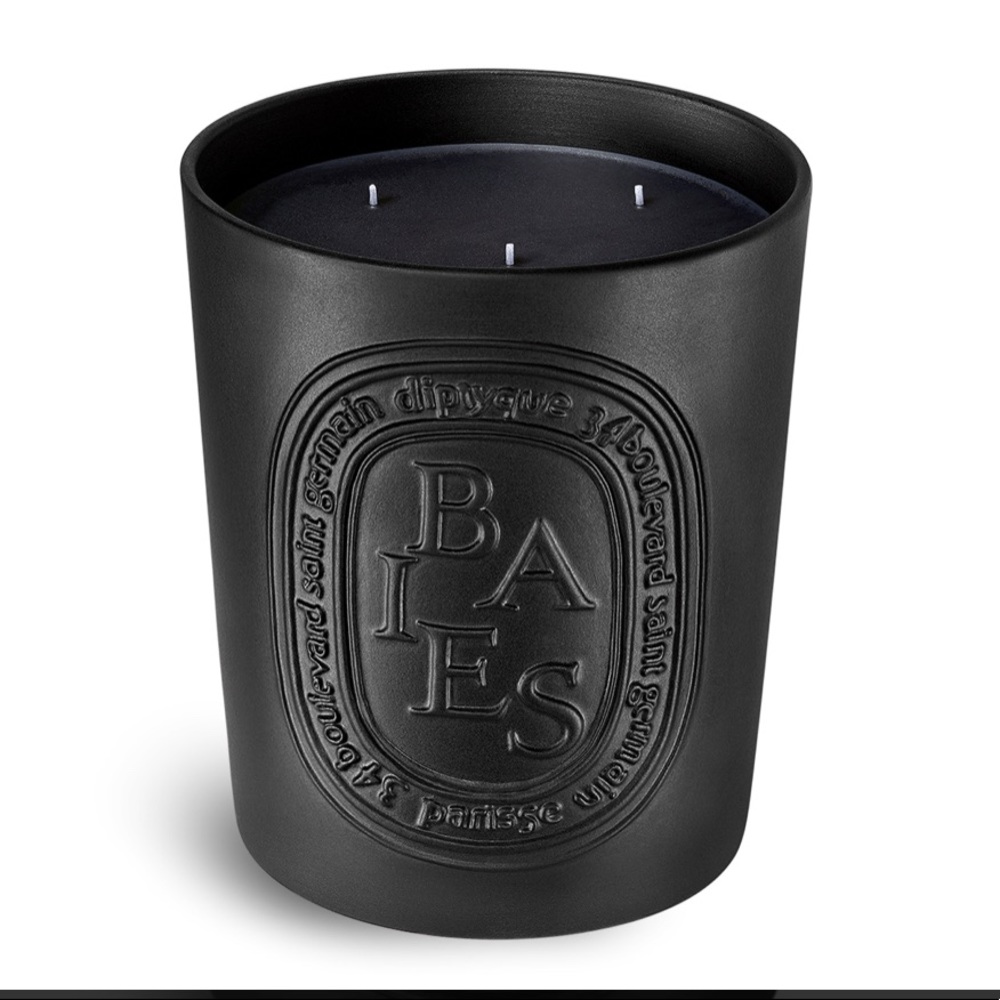 NEW- Diptyque 21.2oz 3 Wick Candle- Scent: Baies